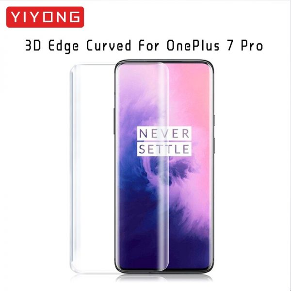 YIYONG 5D Full Cover Tempered Glass For One Plus 7T 8T 6 6T Nord Screen Protector For One Plus 8 OnePlus 7 T Pro 3D Curved Glass