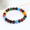 Fashion 8mm Natural Stone Beads Bracelet Men Women Tiger Eye Lava Hematite Strand Bracelet&Bangles Healing Yoga Pulsera Jewelry