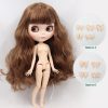 ICY DBS Blyth doll No.2 WHITE and Black skin joint body oily straight hair 1/6 BJD special price toy gift