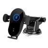 15W Car phone holder qi wireless charger for iPhone 12 X XR Samsung S10 S9 S8 smart sensor car mount phone holder charger