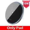 Essager 15W Qi Wireless Charger For iPhone 12 11 Pro Xs Max Mini X Xr 8 Induction Fast Wireless Charging Pad For Samsung Xiaomi