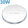 FDGAO 30W Fast Wireless Charger For Samsung S10 S20 S9 Note 20 10 9 USB C Qi Charging Pad for iPhone 12 11 XS XR X 8 Airpods Pro