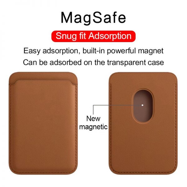 Original Luxury Back Cover For iPhone 12 Pro Max mini Magsafe Adsorption on For iPhone 12 Pro Magnetic Card Holder Phone Case