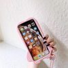 Hot Lovely 3D lanyard Cute doll soft silicone phone case for apple iphone X XR XS MAX 6 7 8 plus dog funda cover coque