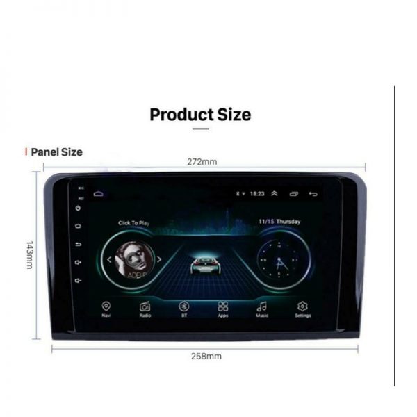 Car Electronics DVR/Dash 2+32G 9" For Mercedes-Benz W164 X164 ML GL Android 9.1 Stereo GPS Navi Player WiFi 4G Car Radios