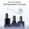 KUULAA Mini USB Car Charger Quick Charge 4.0 PD 3.0 36W Fast Charging Charger For iPhone Huawei Xiaomi Mi Type C Mobile Phone