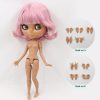 ICY DBS Blyth doll No.2 WHITE and Black skin joint body oily straight hair 1/6 BJD special price toy gift