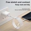 3.1A Fast Charge Magnetic Data Cable for iPhone Samsung Xiaomi Automatically Retractable Android Micro USB Type C Phone Cable