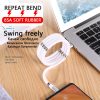 Magic Rope USB-C Magnetic Cable Type C USB Cable 4A Phone Fast Charging Data Sync Cord For Samsung A51 S10 S20 Charging Cable