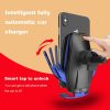 Automatic Clamping 15W Fast Car Wireless Charger for Samsung S20 S10 iPhone 12 11 Pro XS XR 8 Infrared Sensor Phone Holder Mount