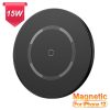 Baseus 15W Qi Magnetic Wireless Charger for iPhone 12 Mini 11 Pro Max Xs Induction Fast Wireless Charging Pad for Samsung Xiaomi