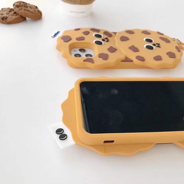 Hot Korea 3D Chocolate cookies soft silicon cover case for apple iphone 6 6S 7 8 plus 8plus 11 Pro X XS XR MAX phone coque capa