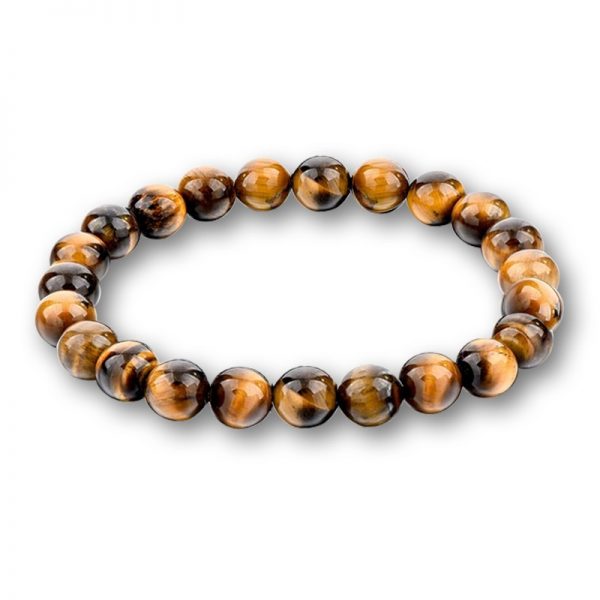 Fashion 8mm Natural Stone Beads Bracelet Men Women Tiger Eye Lava Hematite Strand Bracelet&Bangles Healing Yoga Pulsera Jewelry