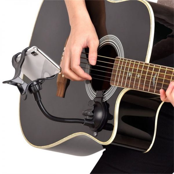 Phone Holder Stand for Guitar Street Singing lyrics Song Sucker Suction Cups Musicians Guitar Stand Mobile Car Support Holder