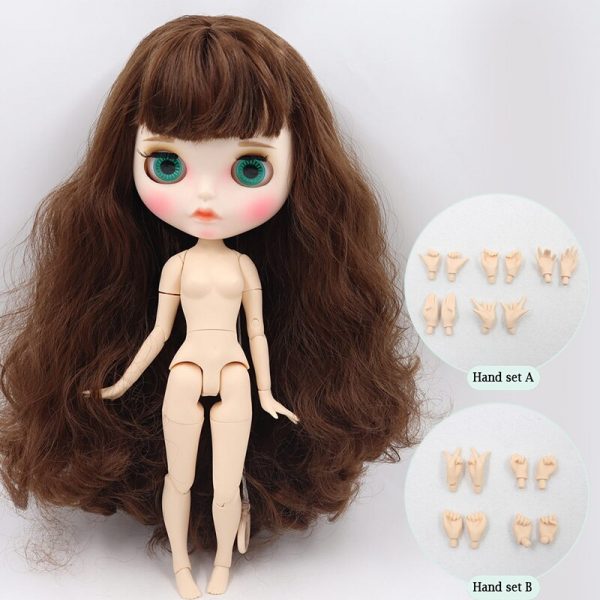 ICY DBS blyth doll joint body customize carved lips face with eyebrow on sale 1/6 BJD neo azone