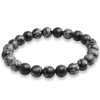 Fashion 8mm Natural Stone Beads Bracelet Men Women Tiger Eye Lava Hematite Strand Bracelet&Bangles Healing Yoga Pulsera Jewelry