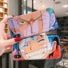 Luxury Blue light Cartoon One Piece Case For iphone 12 Pro 11 X XR XS Max 11 Pro 8 7 Plus Anime Luffy Sauron Soft Silicone Cover