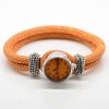 Chanfar Double Wrap Leather Bracelet Snap Button Watch Bracelet Jewelry For Women Men Fashion Gift