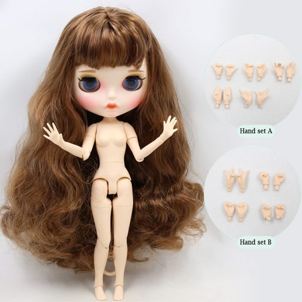 ICY DBS blyth doll joint body customize carved lips face with eyebrow on sale 1/6 BJD neo azone