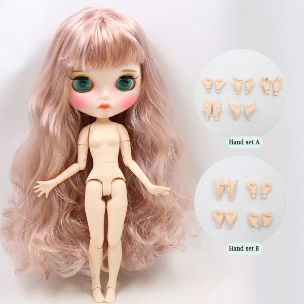 ICY DBS blyth doll joint body customize carved lips face with eyebrow on sale 1/6 BJD neo azone