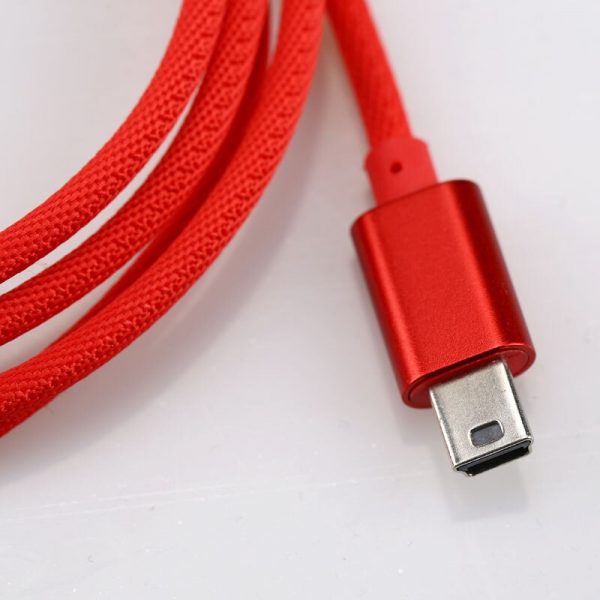 Eighfitech Mini Usb Data Cable Mini Usb 2.0 Line Hard Disk Camera Navigation Charge Line for MP3 MP4 Player Car DVR GPS