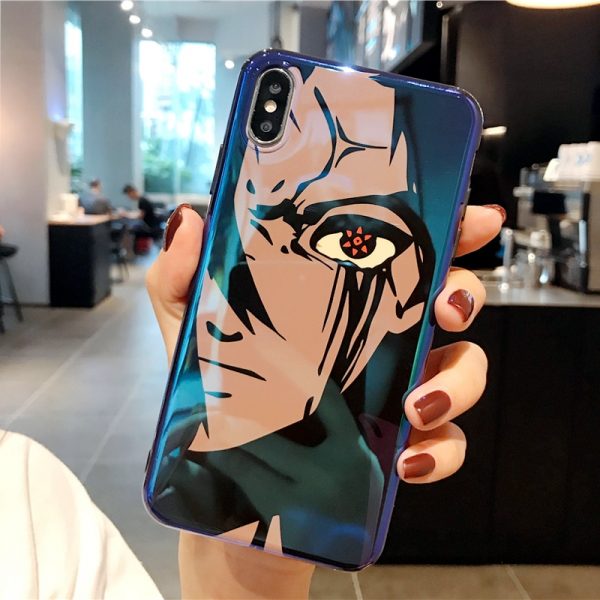 Naruto Anime Pain Uchiha Sasuke Uzumaki Case for iPhone 12 11 Pro X XR XS MAX 7 8 Plus cartoon Glossy Blu-Ray Soft Silicon Cover