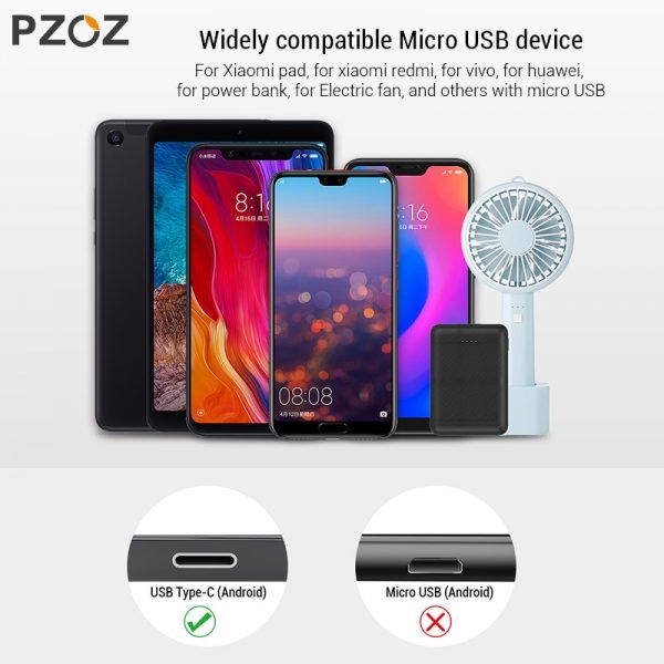 PZOZ usb c cable type c cable Fast Charging Data Cord Charger usb cable c For Samsung s10 s9 A51 xiaomi mi 10 redmi note 9s 8t