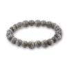 Fashion 8mm Natural Stone Beads Bracelet Men Women Tiger Eye Lava Hematite Strand Bracelet&Bangles Healing Yoga Pulsera Jewelry