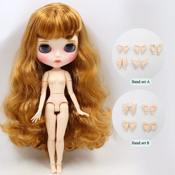 ICY DBS blyth doll joint body customize carved lips face with eyebrow on sale 1/6 BJD neo azone