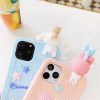 Japan Cartoon Cute cat My Melody Case for iphone 12 11 Pro X XR XS MAX 7 8 6 plus 3D doll Cinnamoroll Soft Silicon lanyard cover