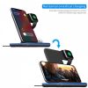 DCAE 15W 3 in 1 Qi Wireless Charger Stand for iPhone 11 XS XR X 8 AirPods Pro Charge Dock Station For Apple Watch iWatch 5 4 3 2