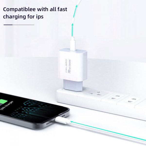 For Iphone 12 Charger PD 20W Usb C Adapter Type C Cargador for IPhone 12 Pro Max i Phone Charger Fast Usb Chargers EU US UK Plug