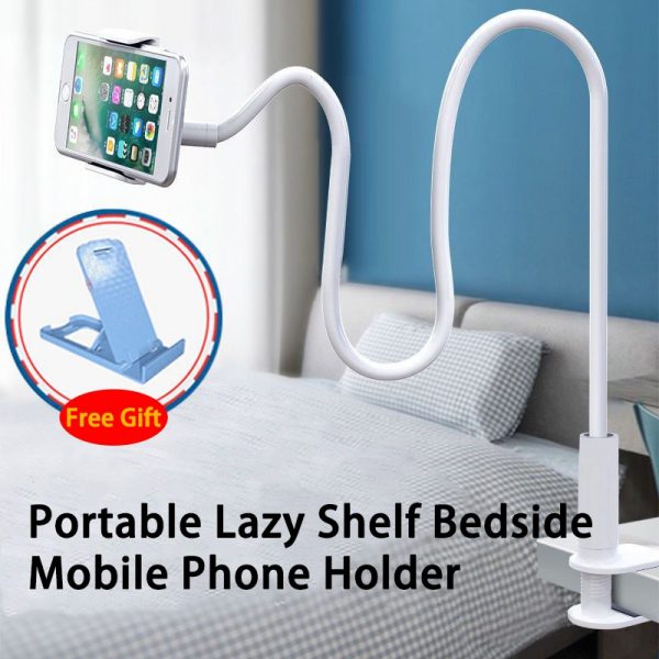 360 Clip Mobile Phone Holder Stand Portable Flexible Lazy Bed Desktop Bracket Mount Stand Base bracket Support 75cm