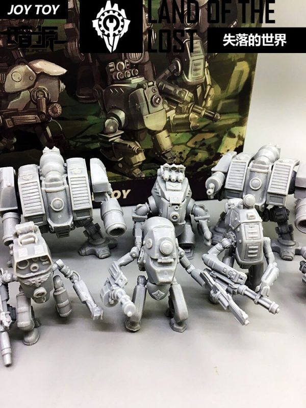 1/35 JOYTOY Mecha Action Figures Land Of The Lost DIY Model Kit 12Pieces Nude Color Unpainted Free Shipping