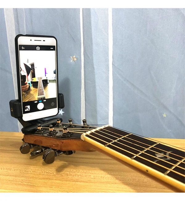 2020 New Phone Holder Stand Guitar Street Singing Song Holder Musicians Holder Mobile Live Guitar Stand For iphone 11 Xs Support