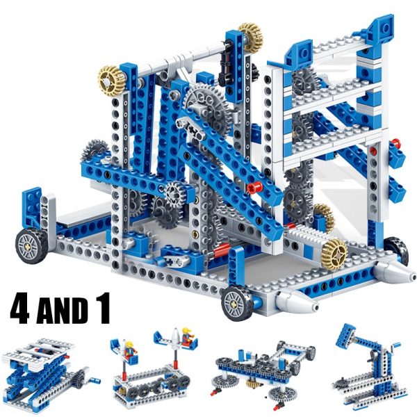 Mechanical Gear Technic Building Blocks Engineering Children's Science Educational STEM Toys 3IN1 Building Blocks Kid Brick Toys