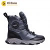 CLIBEE Boys Girls Outdoor Snow Boots Winter Waterproof Slip Resistant Cold Weather Shoes Children's Warm Hiking Trekking Shoes