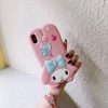 Hot Lovely 3D lanyard Cute doll soft silicone phone case for apple iphone X XR XS MAX 6 7 8 plus dog funda cover coque