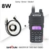 Upgrade BaoFeng UV-82 8W Optionl 5W Baofeng UV 82 Walkie Talkie 10 KM Baofeng 8W Ham Radio 10KM Dual PTT 82HP UV-9R GT-3TP UV-5R