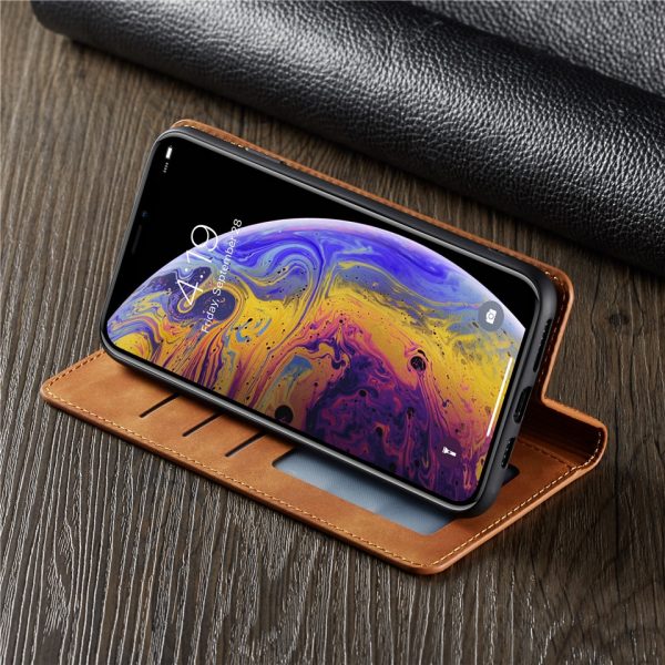 Luxury Magnet Leather Flip phone Case for iPhone Xs Xr X R 11 12 Mini pro Max 8 7 6 6s Plus 5 S se 2020 Wallet Card Holder Cover