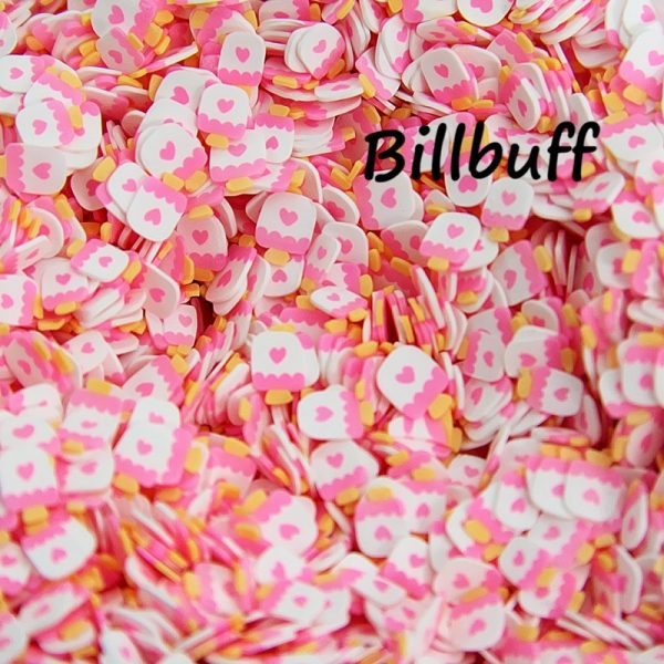 10g DIY Simulation Food Slice Slimes Additives Soft Slice for Nail Art Beauty Decor Slimes Filler Supplies Charms Accessories To