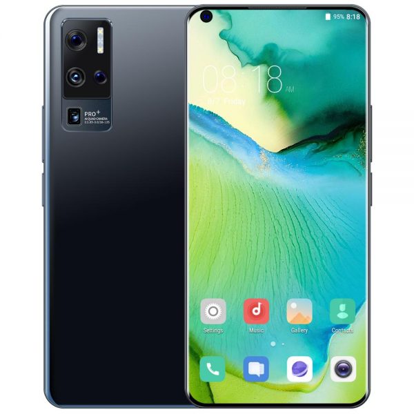 X50 PRO plus Rear Quad Camera 48MP Selfie Smartphone 8GB+256GB 7.0 Inch 5000mAh Android 10 Dual SIM Card mobile phone 4G LTE