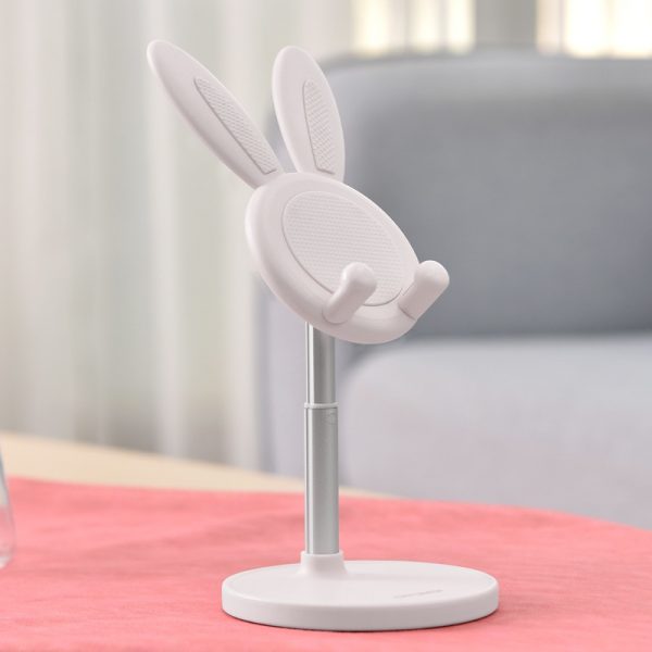 Rabbit Mobile Phone Desktop Stand Adjustable Lifting Telescopic Portable Rabbit Mobile Phone Holder Tablet Computer Bracket