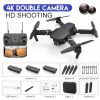 LSRC 2021 New Quadcopter Drone E525 HD 4K 1080P Camera and WiFi FPV HeightKeeping RC Foldable Quadcopter Dron Toy Gift