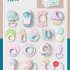 11-16Pcs Baby Rattle 0-12 Months Newborn Soft Bell Teethers Hand Shaking Crib Mobile Ring Educational Toy For Children Set Gifts