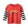 New Spring Children's clothing boy T-shirt wholesale big dinosaur pattern baby clothing mother kids clothes with 100% cotton T