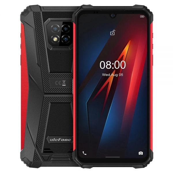 Ulefone Armor 8 IP68 IP69K Waterproof 6.1" 4GB 64GB 16MP Triple Rear Camera NFC 5580mAh Helio P60 Octa Core Rugged Smartphone