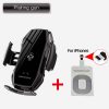 A5 10W Wireless Car Charger Automatic Clamping Fast Charging Phone Holder Mount Car for iPhone 11 Huawei Samsung Smart Phones