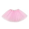 3-layer Purple Kids Girl Skirt 2020 Fashion Baby Girl School Shiny Mini Tutu Skirts Black Pink for 2-8 Years Chlidren Clothes