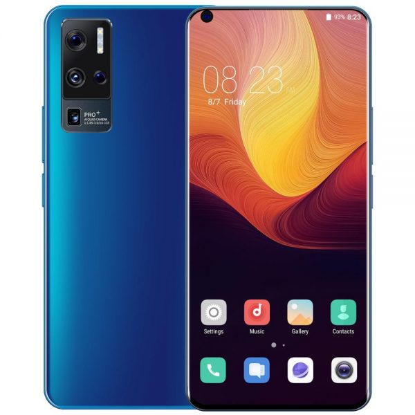 X50 PRO plus Rear Quad Camera 48MP Selfie Smartphone 8GB+256GB 7.0 Inch 5000mAh Android 10 Dual SIM Card mobile phone 4G LTE